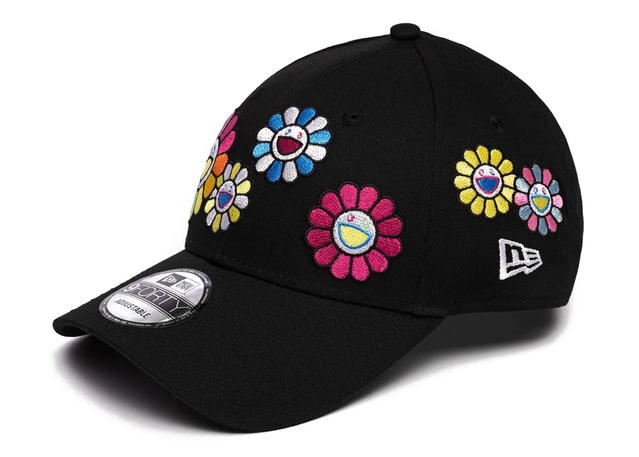 New Era New Era x Takashi Murakami Flower Allover 9Forty Cloth Strap Hat Black Multi - view 2
