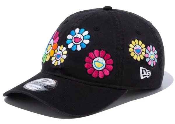 Buy New Era x Takashi Murakami Flower Allover Cloth Strap Hat Faded Black at Sasom – Authentic and Ready to Ship