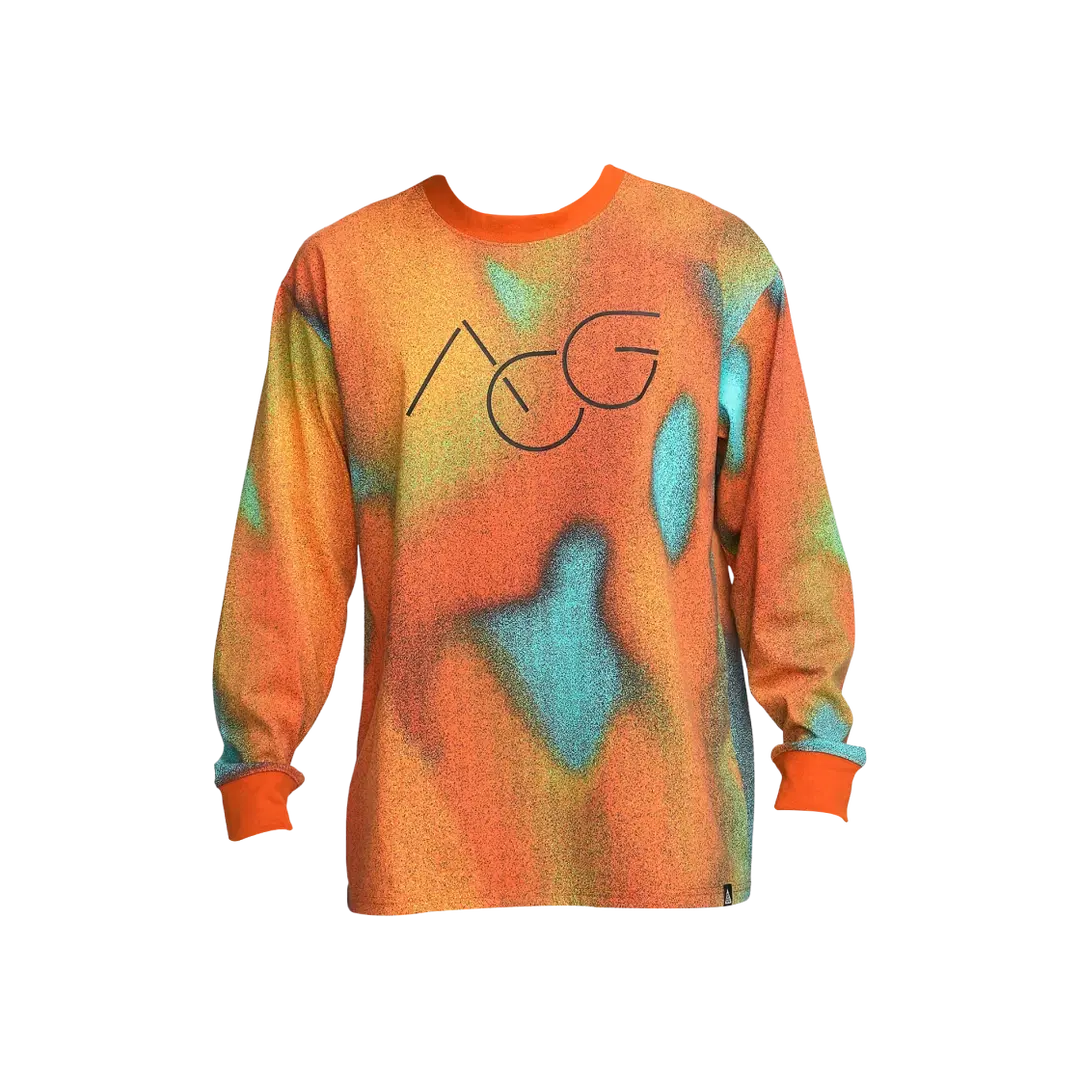 Nike Nike ACG Allover Print Long Sleeve T-Shirt Tour Yellow - Asia