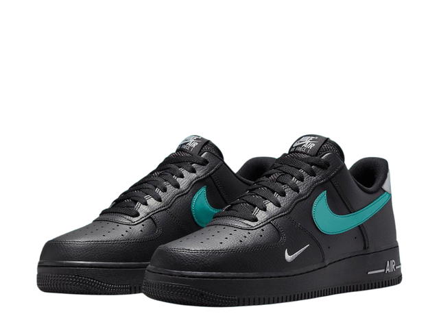 Nike Nike Air Force 1 '07 Low Black Blue Lightning - view 3