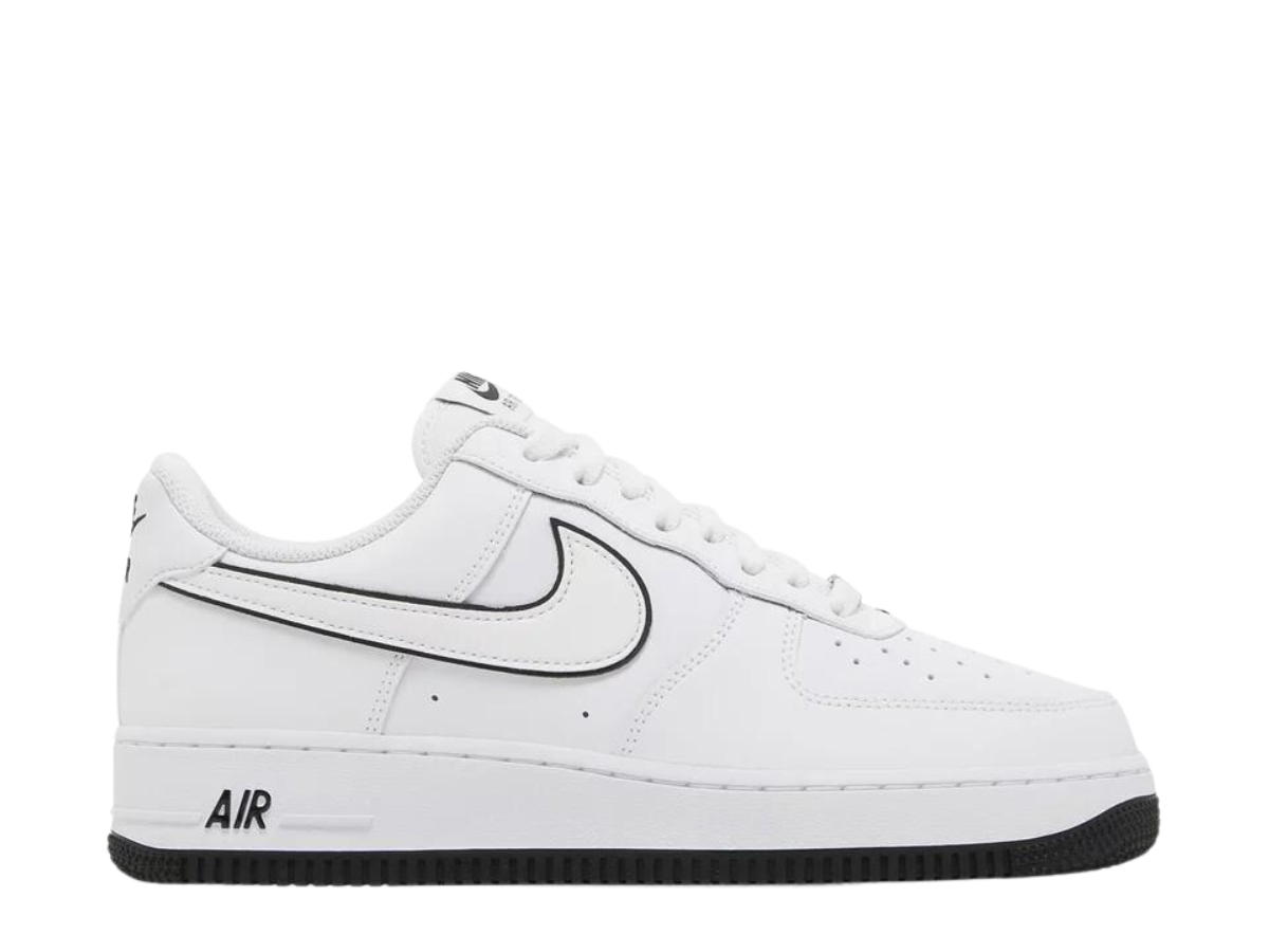 Nike Nike Air Force 1 '07 Low White Black Outline Swoosh