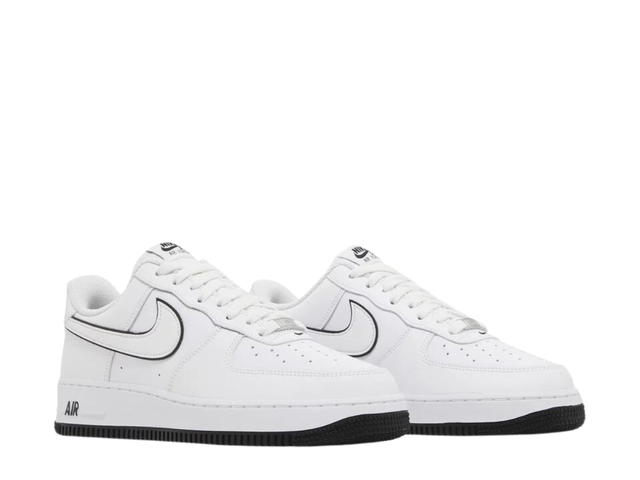 Nike Nike Air Force 1 '07 Low White Black Outline Swoosh - view 3