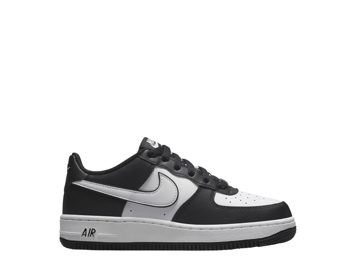 Nike Nike Air Force 1 Low LV8 2 White Swoosh Panda (GS)