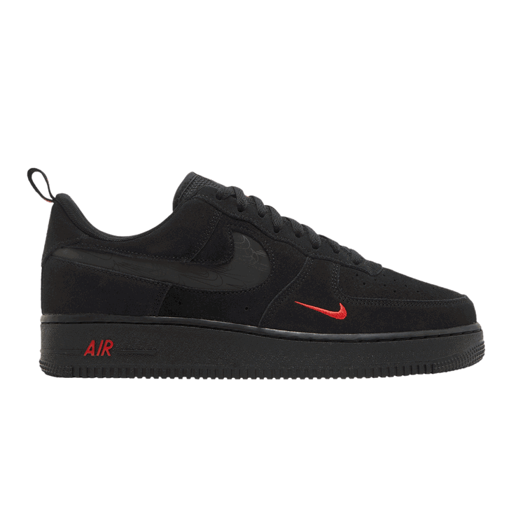 Nike Nike Air Force 1 Low Multi-Swoosh Black Crimson