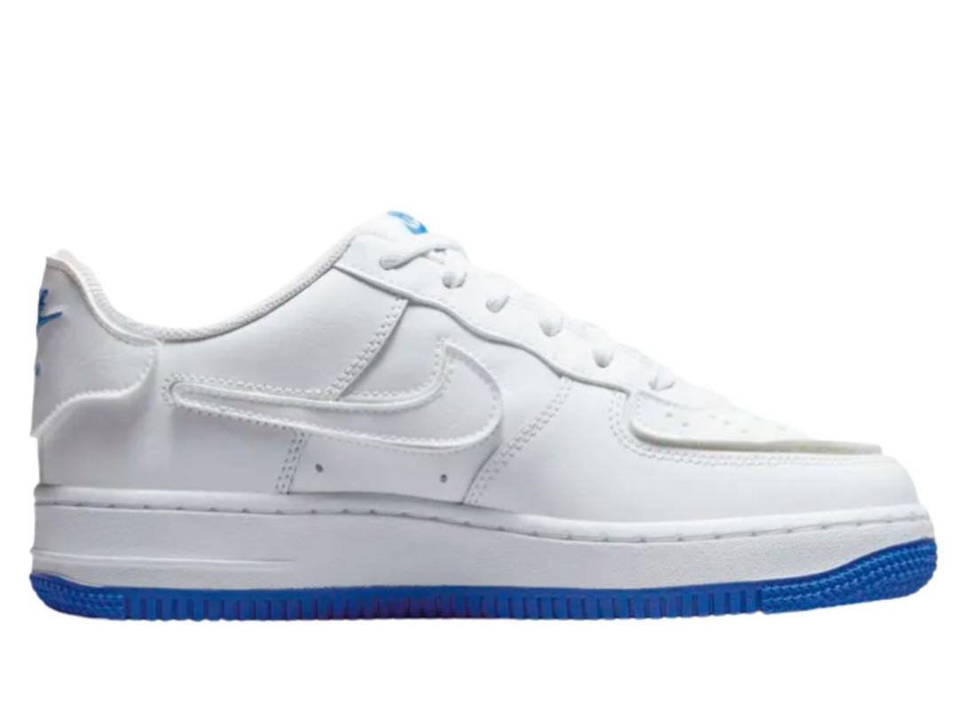 Nike Nike Air Force 1/1 'White Royal Blue' (GS)