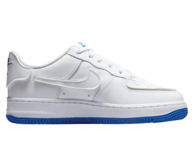 Nike Nike Air Force 1/1 'White Royal Blue' (GS) - view 1