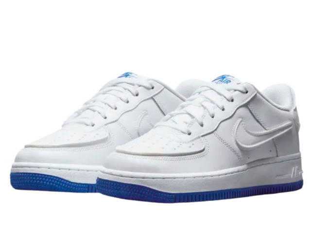 Nike Nike Air Force 1/1 'White Royal Blue' (GS) - view 3