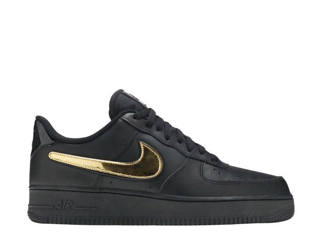 Nike Nike Air Force 1 Black Metallic Gold Removable Swoosh Pack - view 1