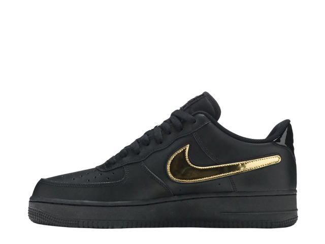 Nike Nike Air Force 1 Black Metallic Gold Removable Swoosh Pack - view 2