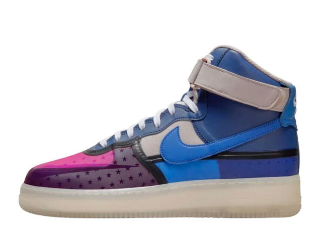 Nike Nike Air Force 1 High '07 Premium Thunder Blue Pink Prime - view 2