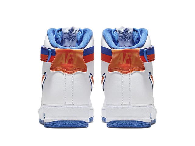 Nike Nike Air Force 1 High Sport NBA White Team Orange Game Royal - view 2