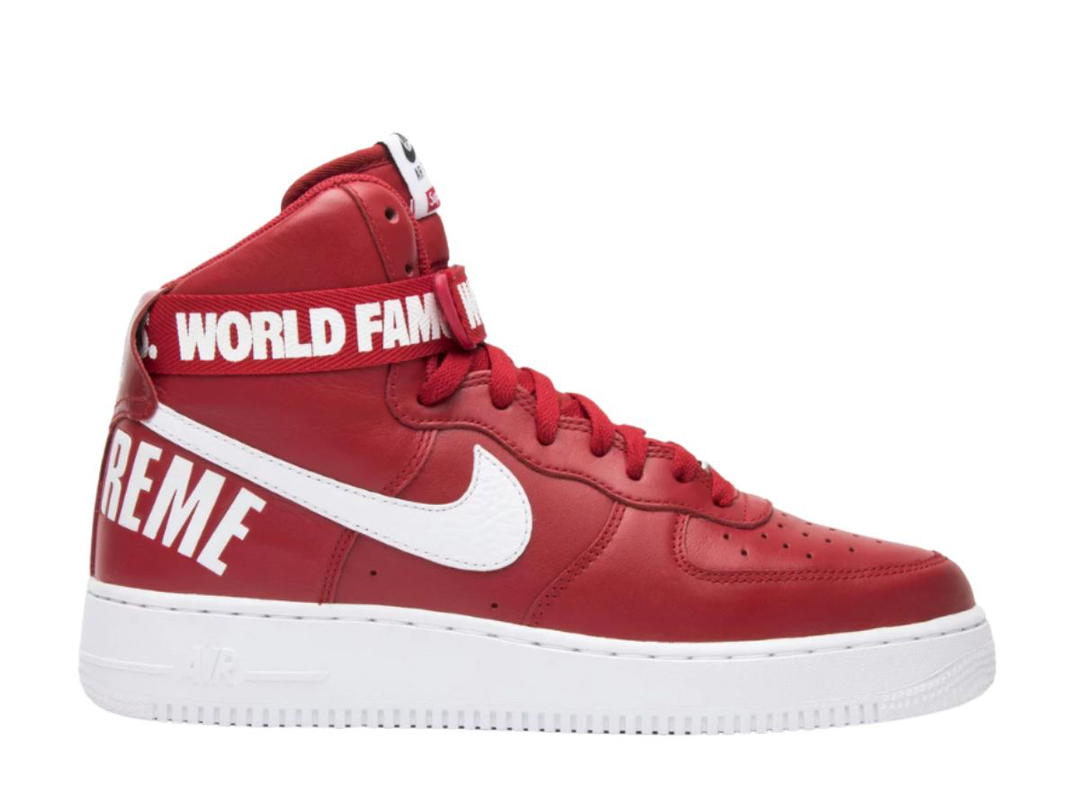 Nike Nike Air Force 1 High Supreme World Famous Red