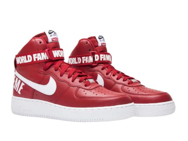Nike Nike Air Force 1 High Supreme World Famous Red - view 3