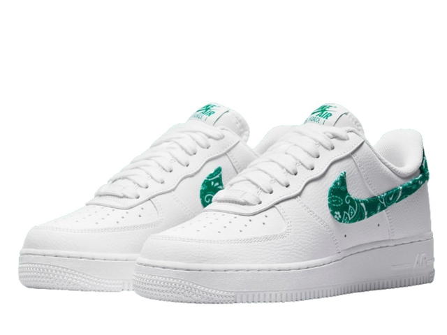 Nike Nike Air Force 1 Low '07 Essential White Green Paisley (Women's) - view 3