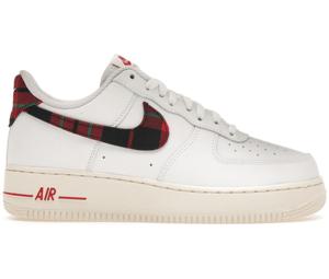 Buy Nike Air Force 1 Low '07 LV8 Tartan Plaid White University Red at Sasom – Authentic and Ready to Ship