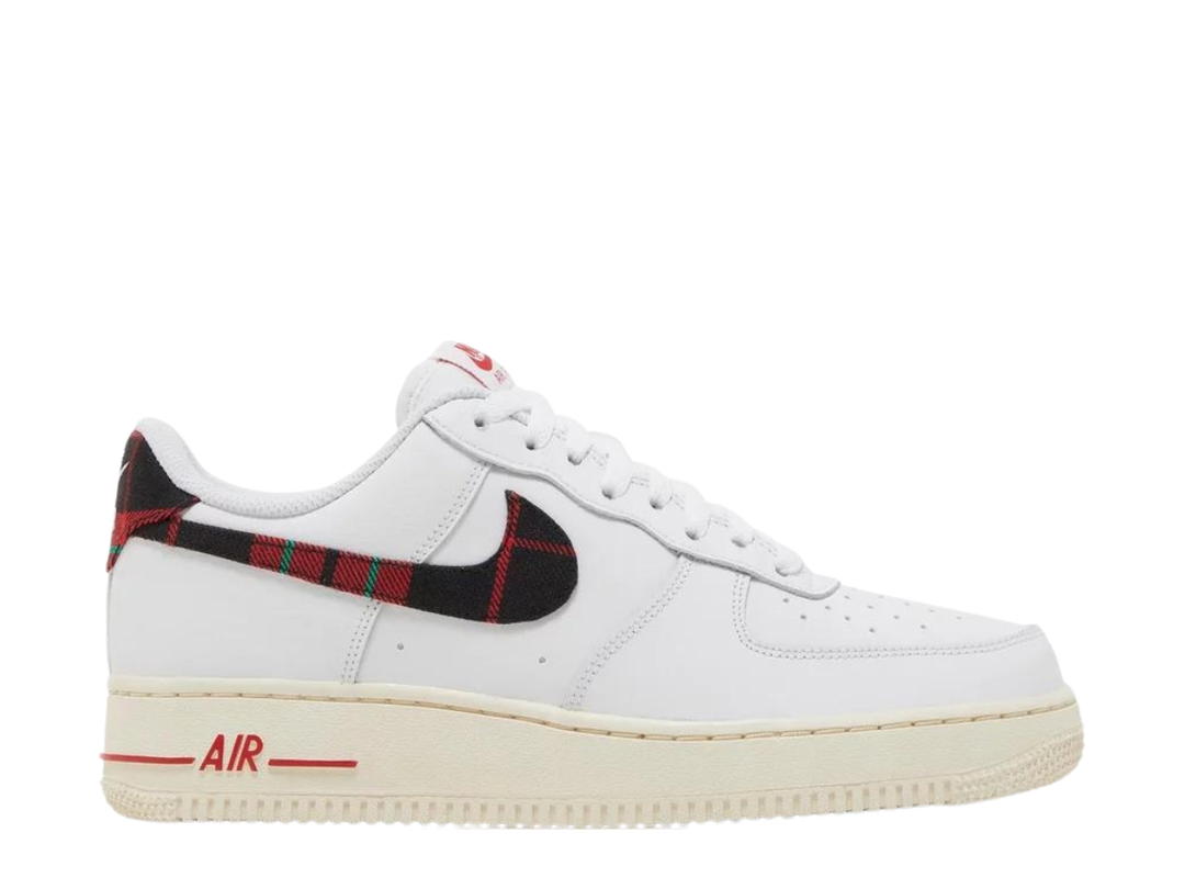 Nike Nike Air Force 1 Low '07 LV8 Tartan Plaid White University Red