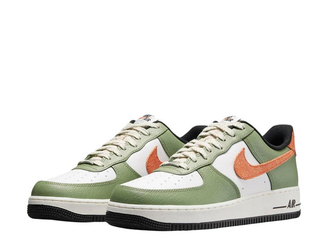 Nike Nike Air Force 1 Low '07 Oil Green Orange - view 3