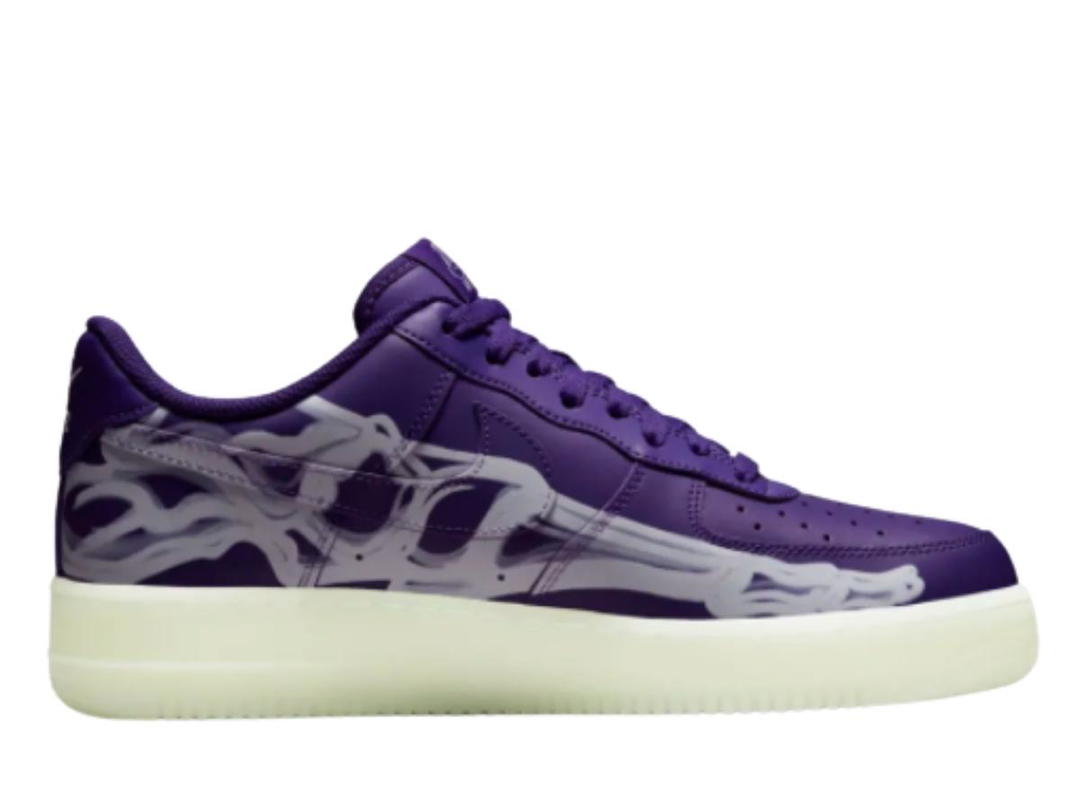 Nike Nike Air Force 1 Low '07 QS Purple Skeleton Halloween (2021)