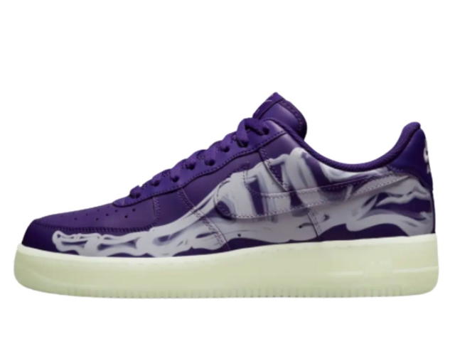 Nike Nike Air Force 1 Low '07 QS Purple Skeleton Halloween (2021) - view 2