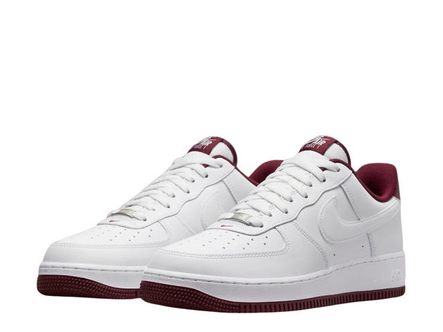 Nike Nike Air Force 1 Low '07 White Dark Beetroot - view 3