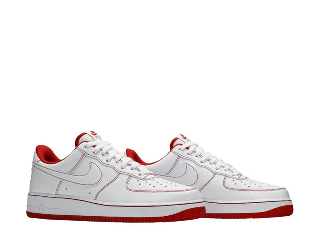 Nike Nike Air Force 1 Low '07 White University Red - view 3