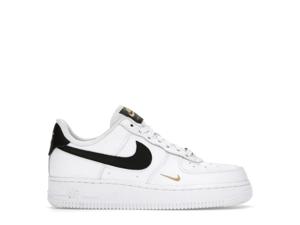 Buy Nike Air Force 1 Low '07 Essential White Black Gold Mini Swoosh (Women's) at Sasom – Authentic and Ready to Ship