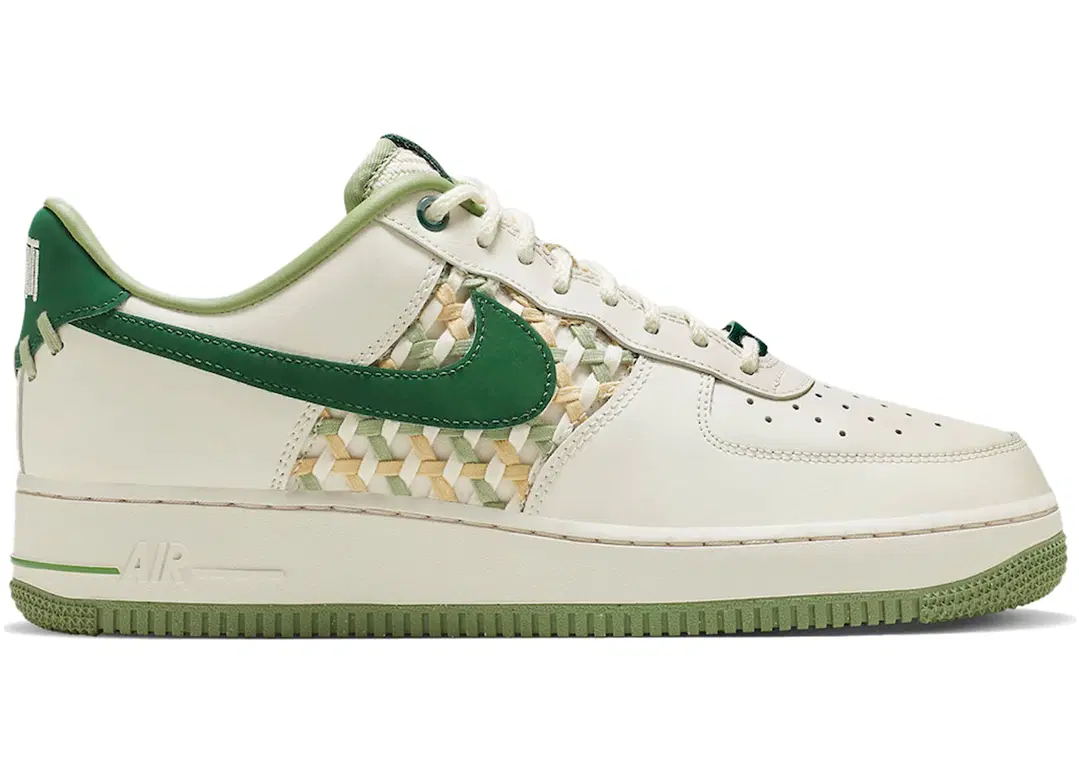 Nike Nike Air Force 1 Low '07 Premium NAI-KE Bamboo Weave Sail Gorge Green