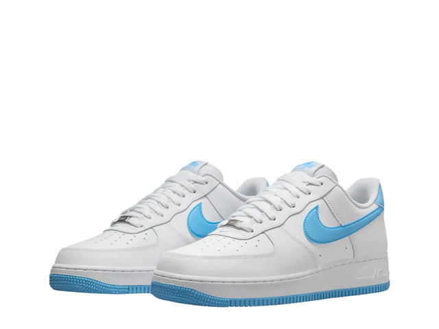 Nike Nike Air Force 1 Low '07 White Aquarius Blue - view 3