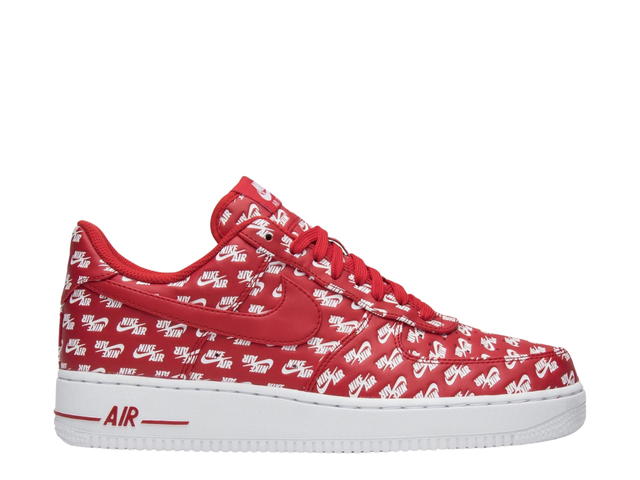 Nike Nike Air Force 1 Low All Over Logo Red - view 1