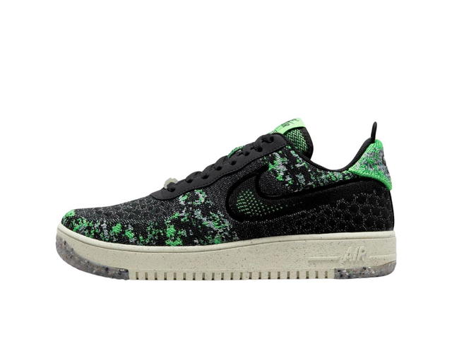 Nike Nike Air Force 1 Low Crater Flyknit Black Volt - view 2