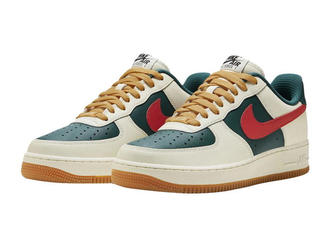 Nike Nike Air Force 1 Low Dark Green Sail - view 3