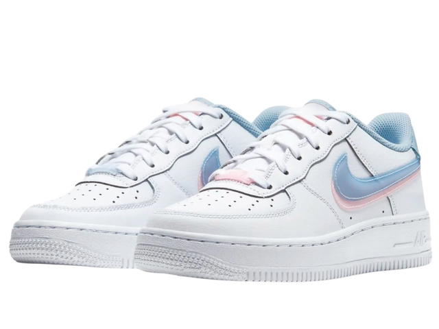 Nike Nike Air Force 1 Low LV8 Double Swoosh Light Armory Blue - view 3