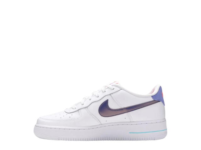 Nike Nike Air Force 1 Low LV8 White Dark Purple (GS) - view 2