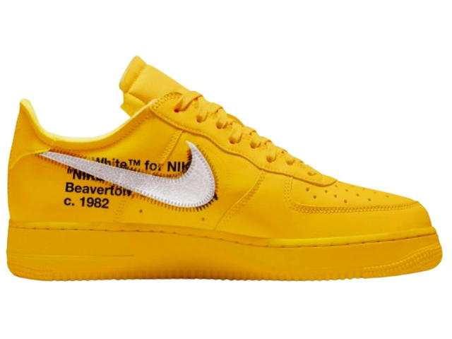 Nike Nike Air Force 1 Low Off-White ICA University Gold - view 2