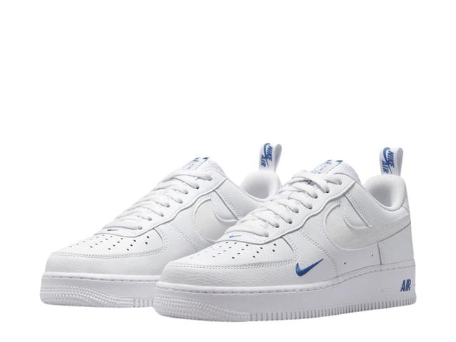 Nike Nike Air Force 1 Low Reflective Swoosh White Blue - view 3