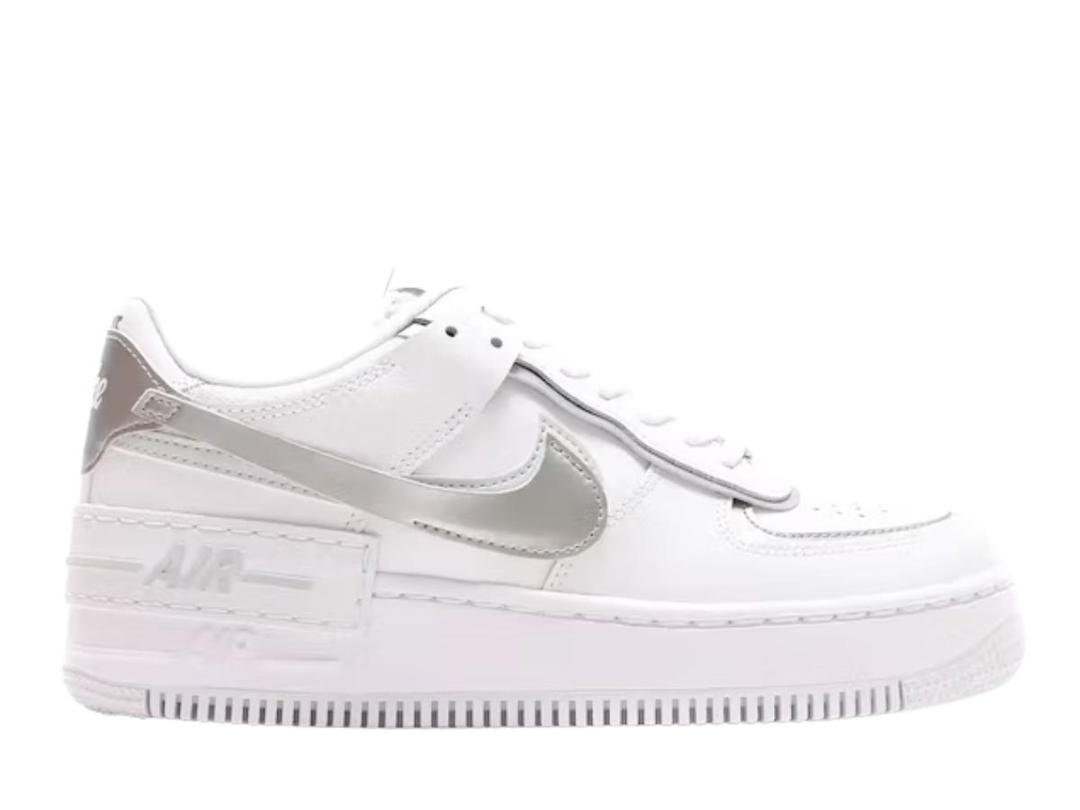 Nike Nike Air Force 1 Low Shadow White Pure Platinum Metallic Silver (Women's)