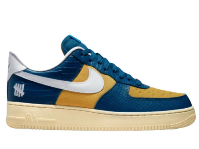 Nike Nike Air Force 1 Low SP Undefeated 5 On It Blue Yellow Croc - view 1
