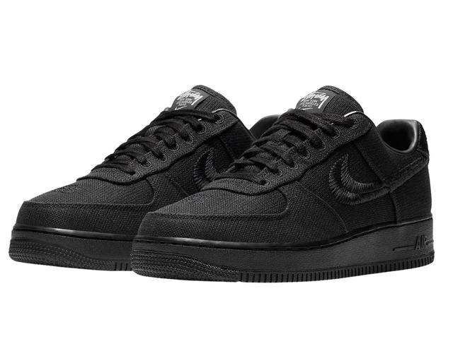 Nike Nike Air Force 1 Low Stussy Black - view 3