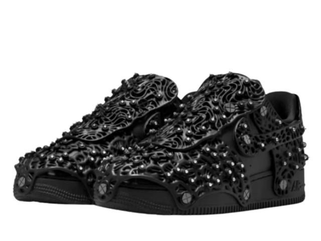 Nike Nike Air Force 1 Low Swarovski Retroreflective Crystals Black (Women's) - view 3