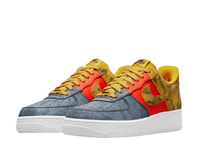 Nike Nike Air Force 1 Low Tie Dye Dark Sulphur - view 3