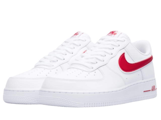 Nike Nike Air Force 1 Low White Gym Red - view 3