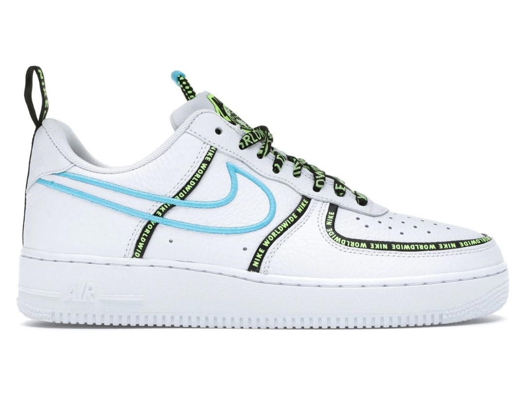 Nike Nike Air Force 1 Low Worldwide White Blue Fury Volt