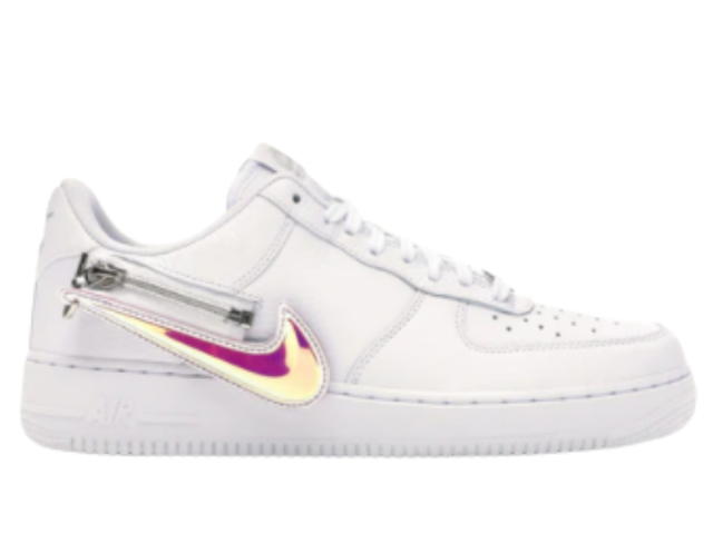 Nike Nike Air Force 1 Low Zip Swoosh White - view 1