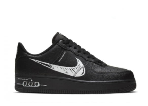 Nike Air Force 1 LV8 Schematic Black Utility