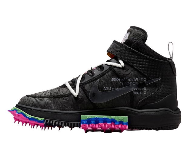 Nike Nike Air Force 1 Mid Off-White Black - view 2