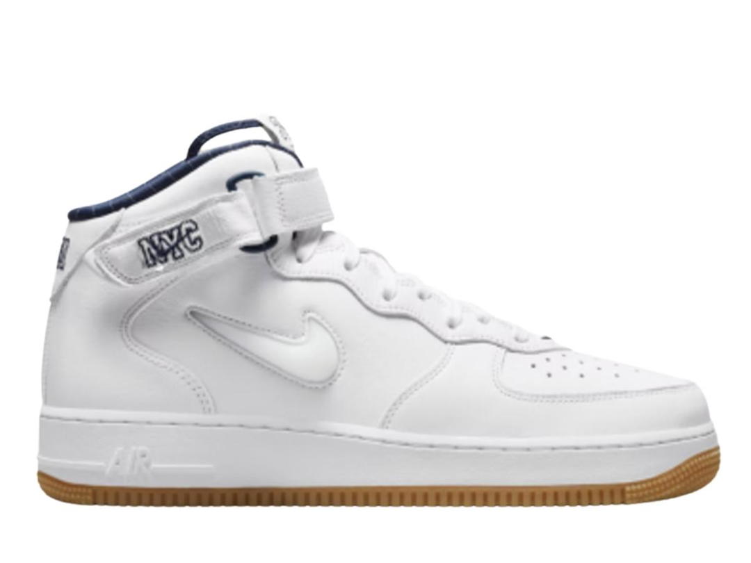 Nike Nike Air Force 1 Mid QS Jewel NYC White Midnight Navy