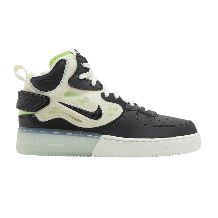 Nike Nike Air Force 1 React Mid Black Sail Ghost Green