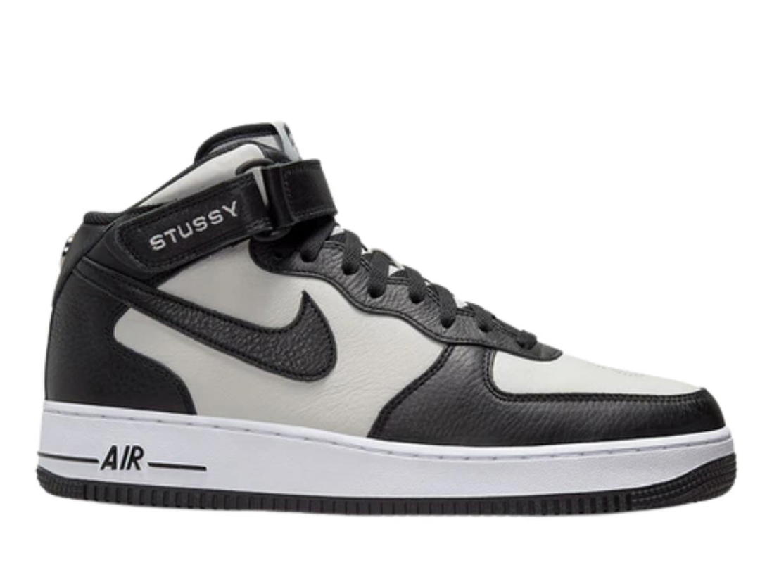 Nike Nike Air Force 1 Mid Stussy Light Bone Black