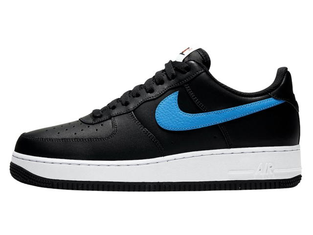 Nike Nike Air Force 1 Noir Bleu Rouge - view 2