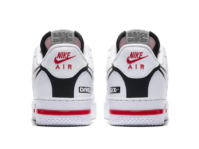 Nike Nike Air Force 1 React White Black Red - view 2